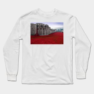 Tower of London Red Poppy Long Sleeve T-Shirt